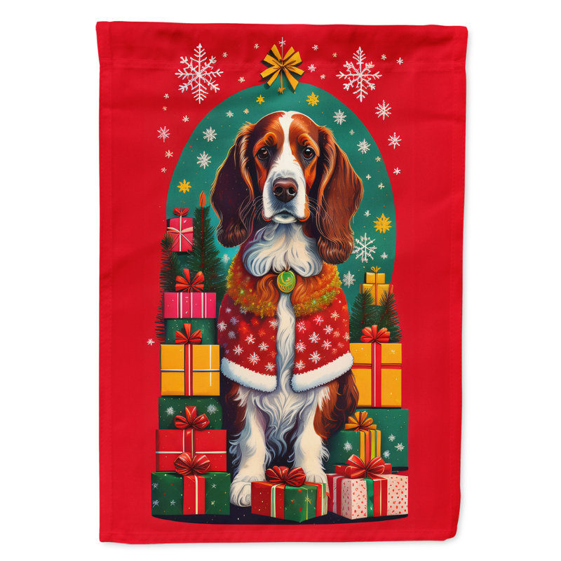 Double Sided 15.5'' H x 11.25'' W Polyester Christmas Garden Flag