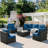  𝗣𝗿𝗲- 𝗮𝘀𝘀𝗲𝗺𝗯𝗹𝗲𝗱 𝗖𝗵𝗮𝗶𝗿𝘀, Rattan Patio Furniture Sets Outdoor Sectional Conversation Sofa With Thick Cushions For Seating-126347185-119015996-113773936