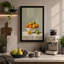 Citrus Still Life Minimalist - Wrapped Canvas-573943163-573943166