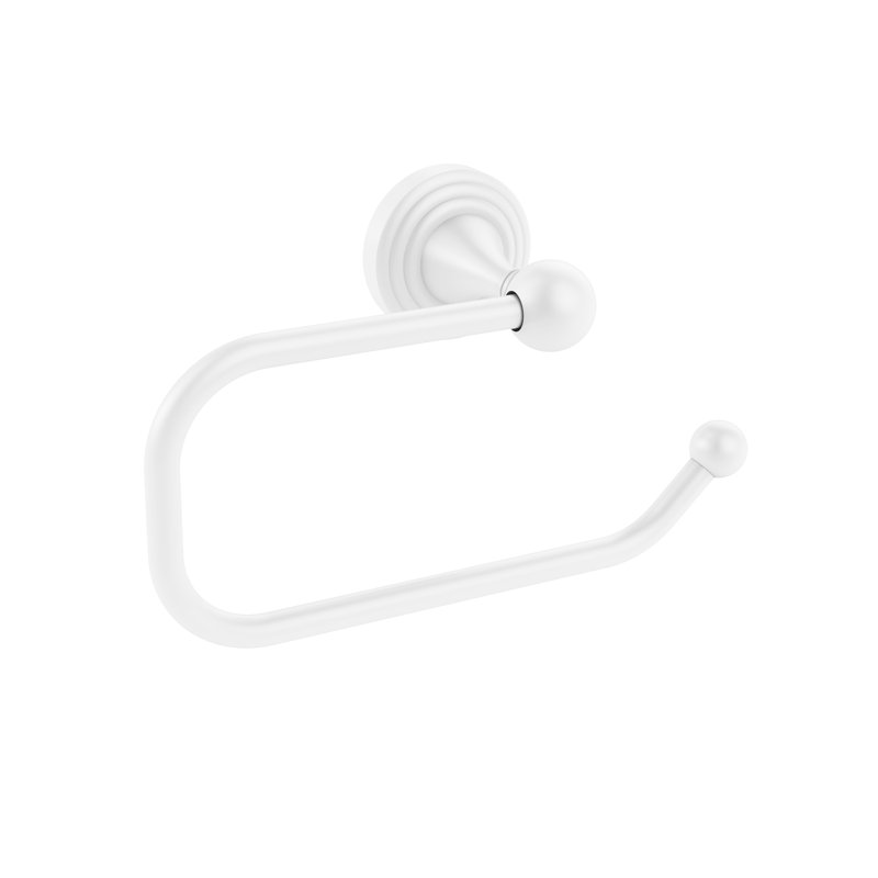 Porte-papier hygiénique euro Godin, Blanc mat