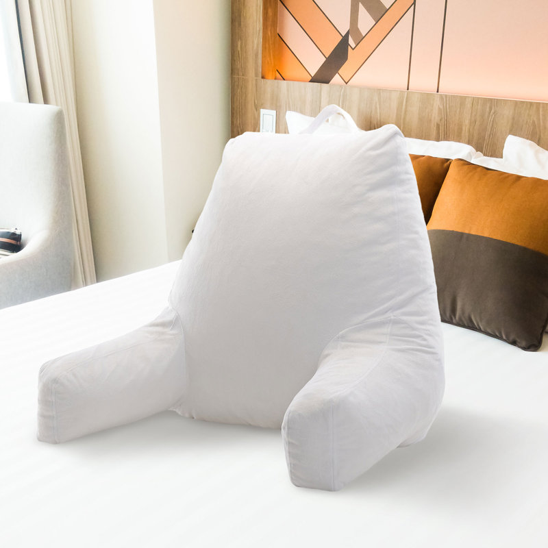 Throw Pillow, White, 16" H x 13" W x 9" D