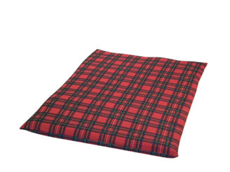 Royal Stewart Tartan Polyester Pet Bed, Medium (71cm x 98cm)
