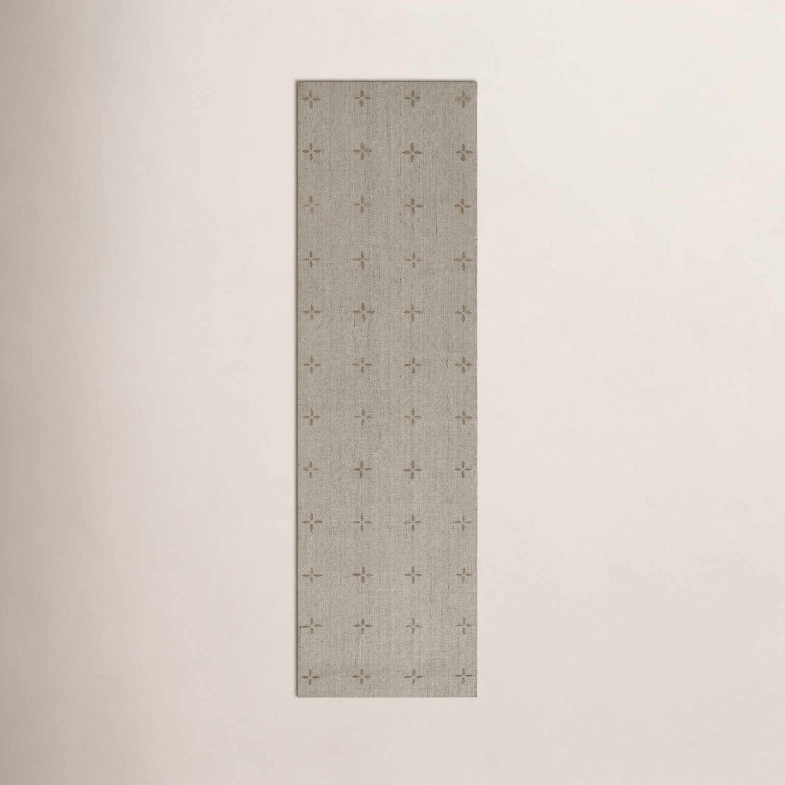 Patton Natural Hand-Loomed Geometric Wool Rug, Runner 2'3" x 8'