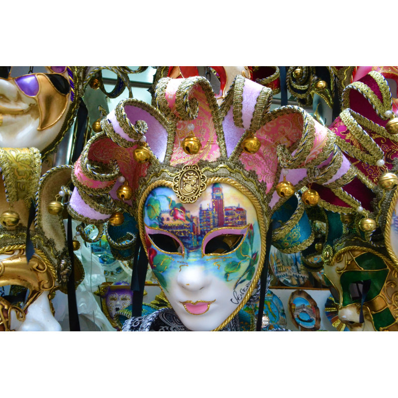Venice Carnival by MariaMarcone - Wrapped Canvas Print, 51cm H x 76cm W