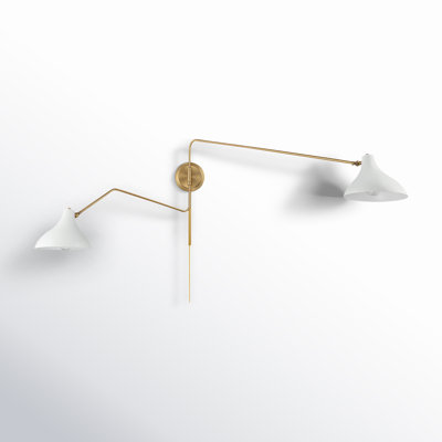 Elyse 2-Light Swing Arm Sconce