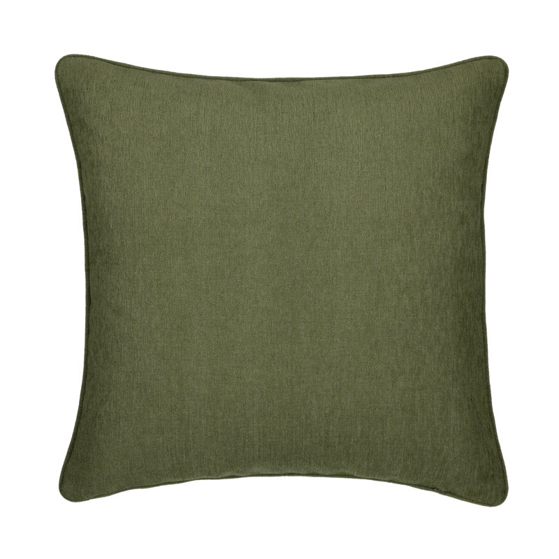 Canopy Fern Dimensional Boucle Indoor & Outdoor Woven Accent Pillow & Insert, Square 20"