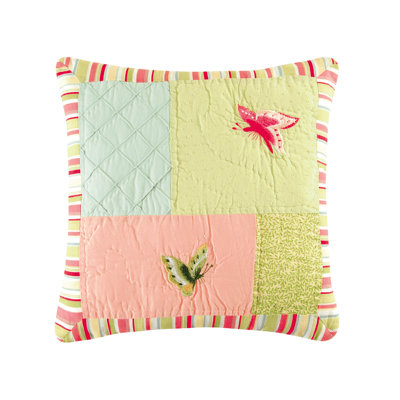 4 Squares Pieced Pillow
