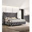 Chambre à coucher Tête de lit à oreilles 1pc Grand lit Mobilier de lit rembourré en tissu-1687858964-1687858966
