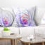 3D bleu surréel - coussin abstrait imprimé-89134060-89134059