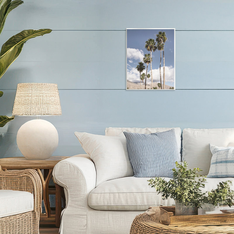 Plaque murale Palm Springs Looming Trees, design par Danita Delimont