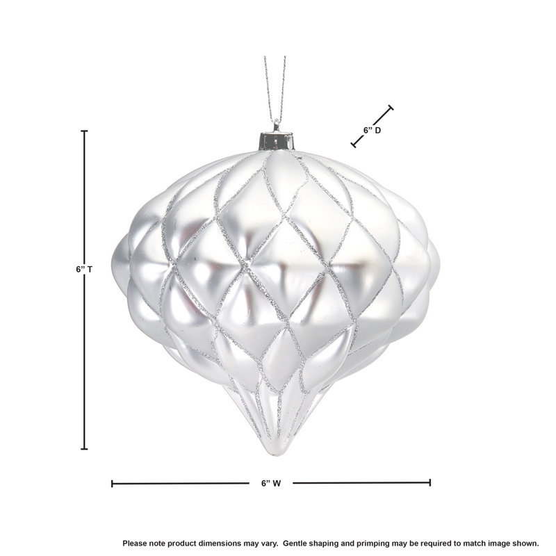 Jarrid 6'' Geometric Finial Ornament