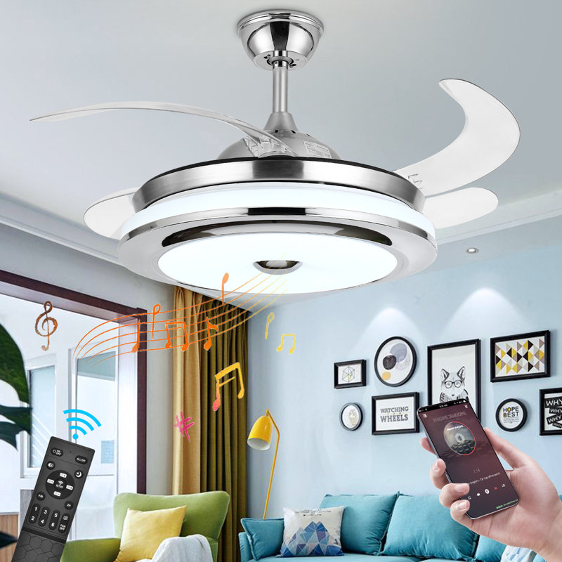 Khamon 42'' Ceiling Fan with LED Lights