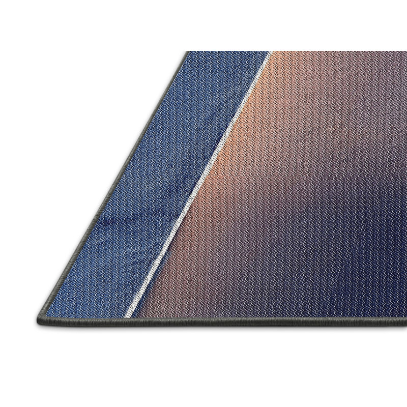 Tapis de zone mauve à motifs, Rectangle 2 pi x 3 pi