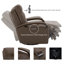 Fauteuil inclinable électrique pivotant Elvina-1117786471