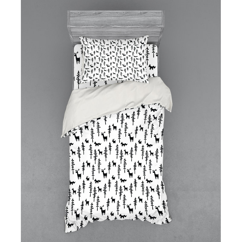 Rustic Polyester Duvet Cover, Twin XL Duvet Cover + 2 Additional Pieces
