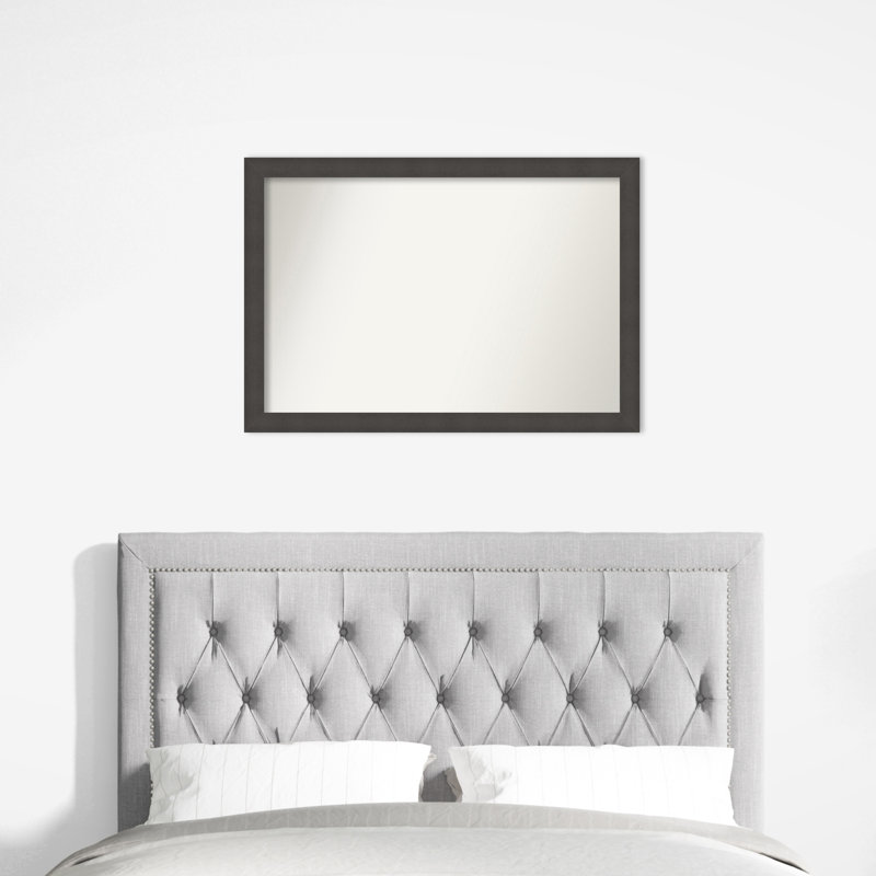 Yousaf Wall Mirror, Bronze, 28" x 22", Rectangle