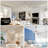 20" Modern Ceiling Fan With Lights And Remote Control, 6-Speed Adjustable Height And Timer