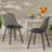 Weather- Outdoor Seating - Lily Chair In Black Polypropylene With Stylish Pattern And Frame, 20.3 In. Package Height Properties Look, 17.73 Depth-1134337889