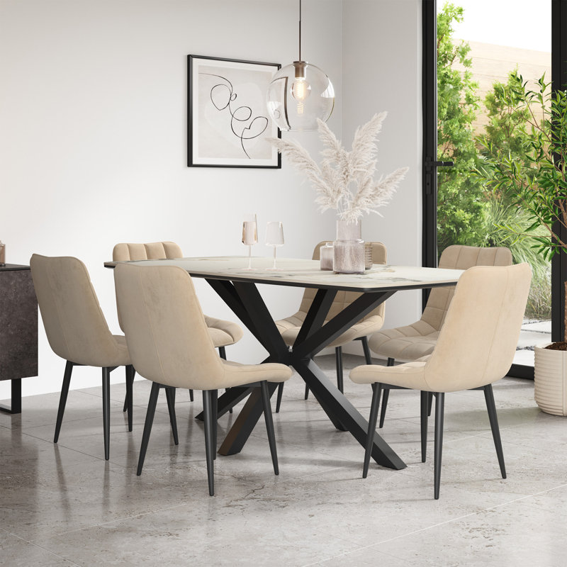 Dining Set, Beige