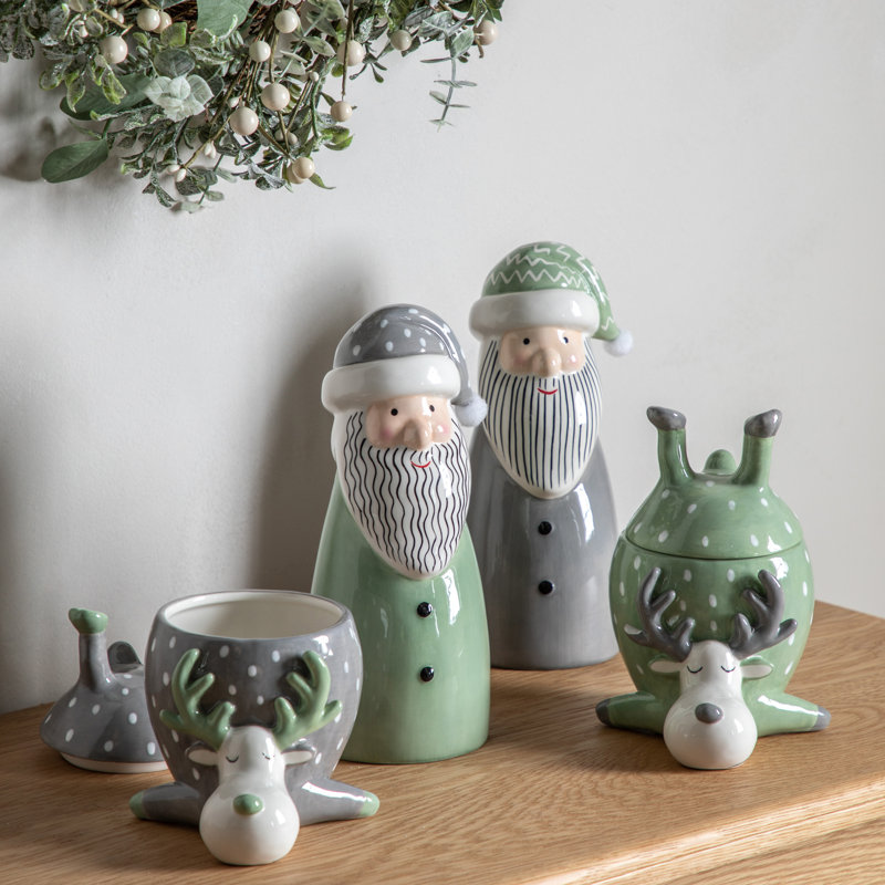 Christmas Deer Figurines & Collectibles, Green