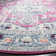 Christa Oriental Fuchsia/Aqua Area Rug