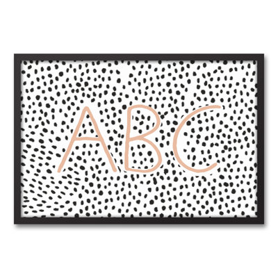 Art encadré ABC