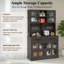 Armoire de rangement 70 po H 70,8 po avec station de charge et tiroirs-1465575999