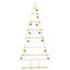 Metal Christmas Tree with Stand Gold Powder-coated steel-1712149302