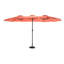 Grand parasol d'extérieur double face 14,8 pi avec manivelle (sans base)-563600041