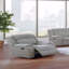 Fauteuil 1pc avec fauteuil inclinable en frêne couleur velours côtelé de salon