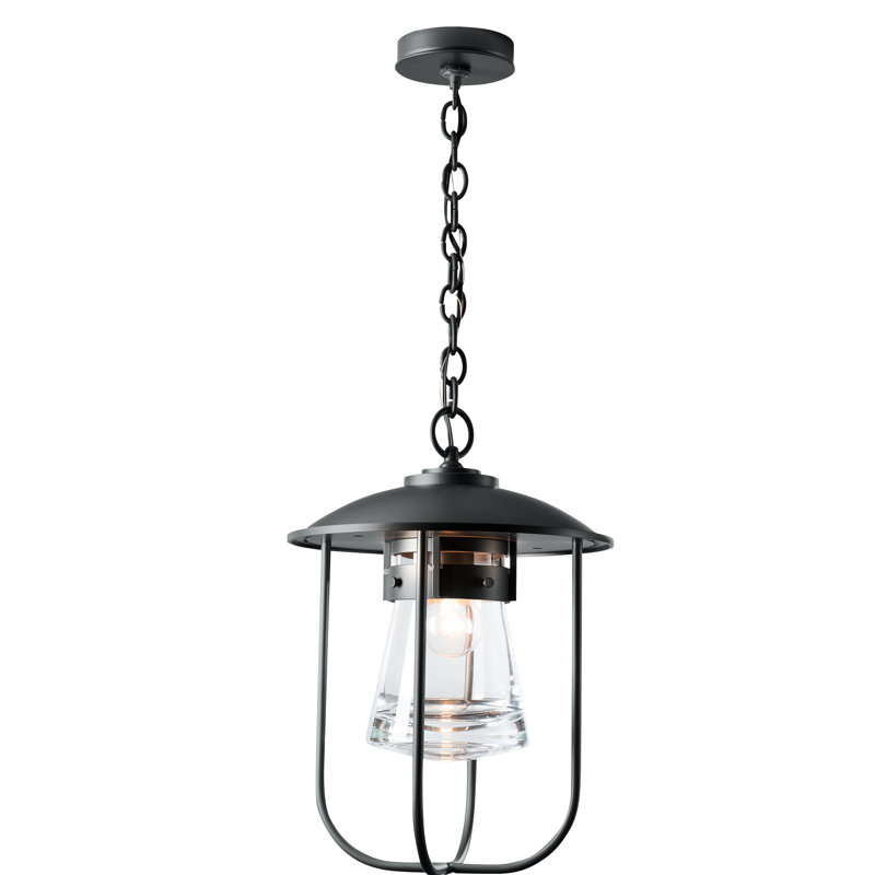 Erlenmeyer 1 - Light Outdoor Pendant, Coastal Black