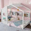 Lit sur pied avec tablette de rangement-118019899-118019901