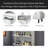Farmhouse Shoe Storage Cabinet With Barn Door Design, Shoe Organizer With 2 Flip Drawers, Freestanding Narrow Shoe Rack Cabinet With Open Storage For Entryway,Foyer,Hallway-770752301