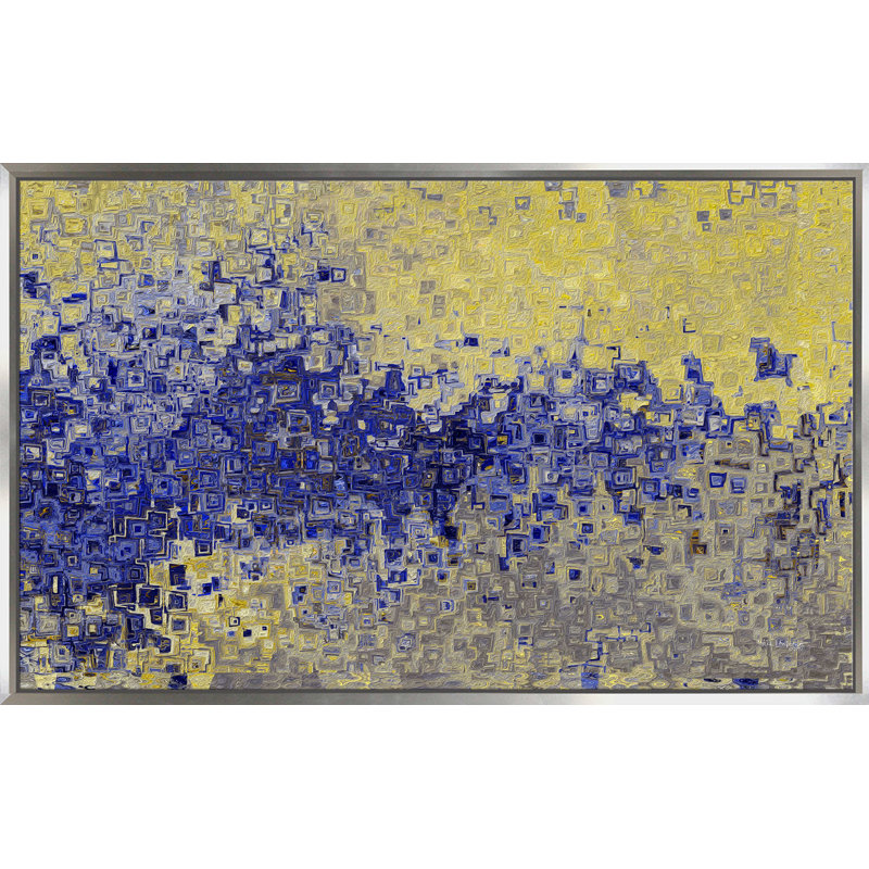 Psaumes 73:25 My Only Desire - Peinture, H 21,5 po x l 33,5 po x P 2 po, Cadre flottant argent