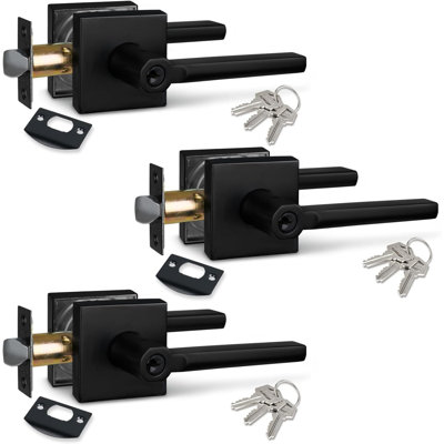 Venetian Keyed Door Lever Multipack