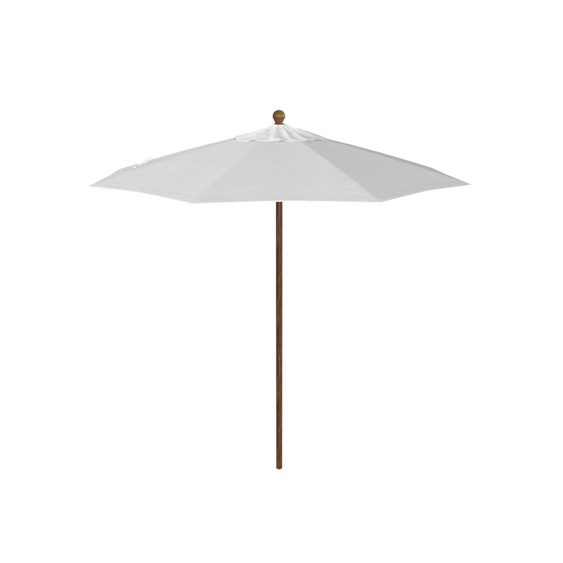 Parasol de marché 7 pi 6 po Jullieta, Blanc - oléfine