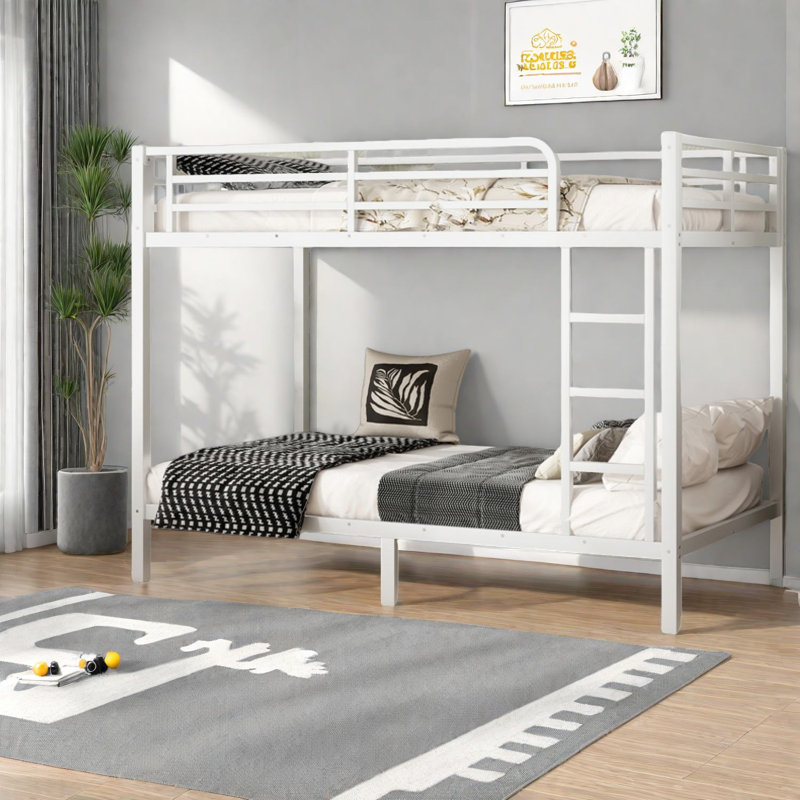 Lits simples superposés en métal TG, peu encombrants, conception moderne pour la maison