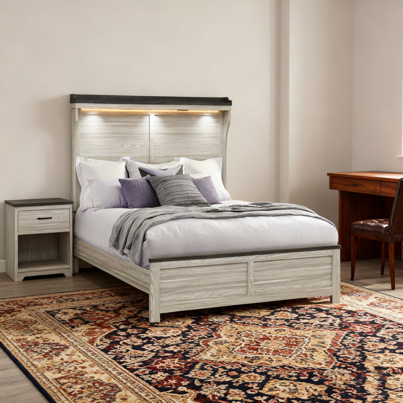 Modern Brown Full Bed