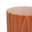 Table d'appoint cylindrique texturée en terre cuite MGO, table d'appoint pré-assemblée non assemblée, capacité de poids de 66 lb, tabouret multi-usage intérieur et extérieur pour le balcon du salon