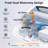 Smart Toilet Bidet with Tank, Heated Seat, Warm Wash, Auto Flush, Filtering TECH, Modern Elongated One Piece Bidet Toilets for Bathrooms, Standard