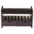 Decarla 30" Shoe Storage Bench with Drawers, Entryway Bench with Open Shelf, Wooden Hallway Organizer for Foyer or Bedroom, Cherry-61234023