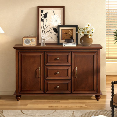 47.3" Mid Century Modern Sideboard Buffet Cabinet With Storage For Living Room, Dining Room