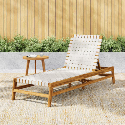 Outdoor Rope Chaise Lounge