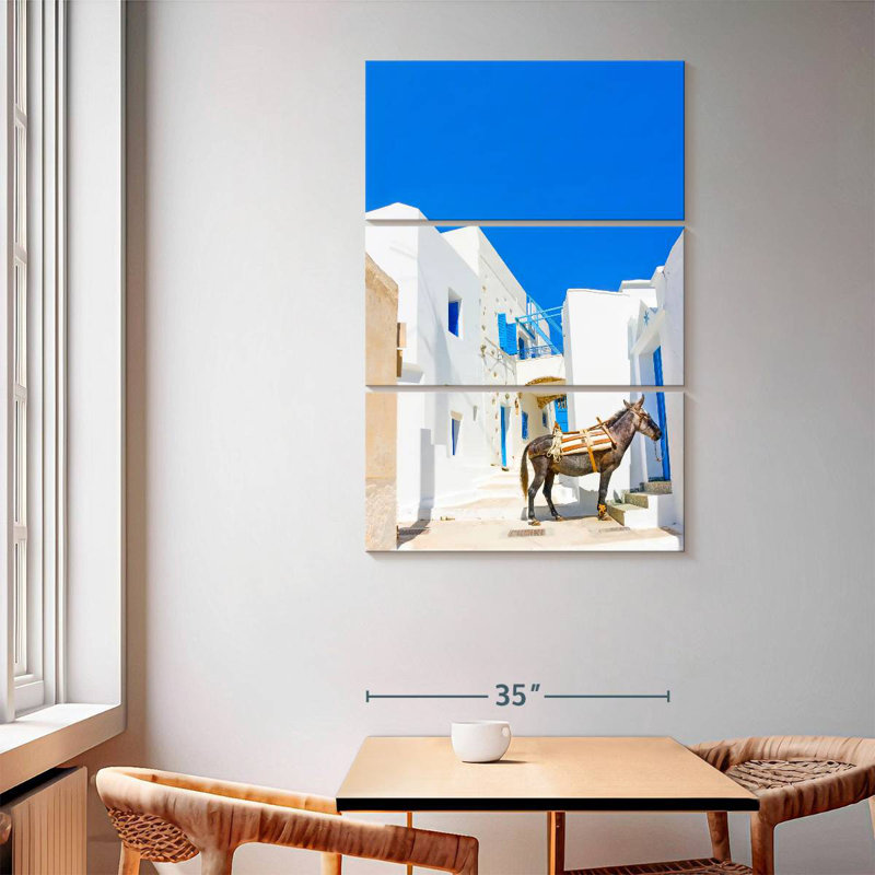 Nicci Mule In Langadas, 65" H x 42" W