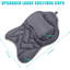 Coussin de bain Butterfly 3D Mesh