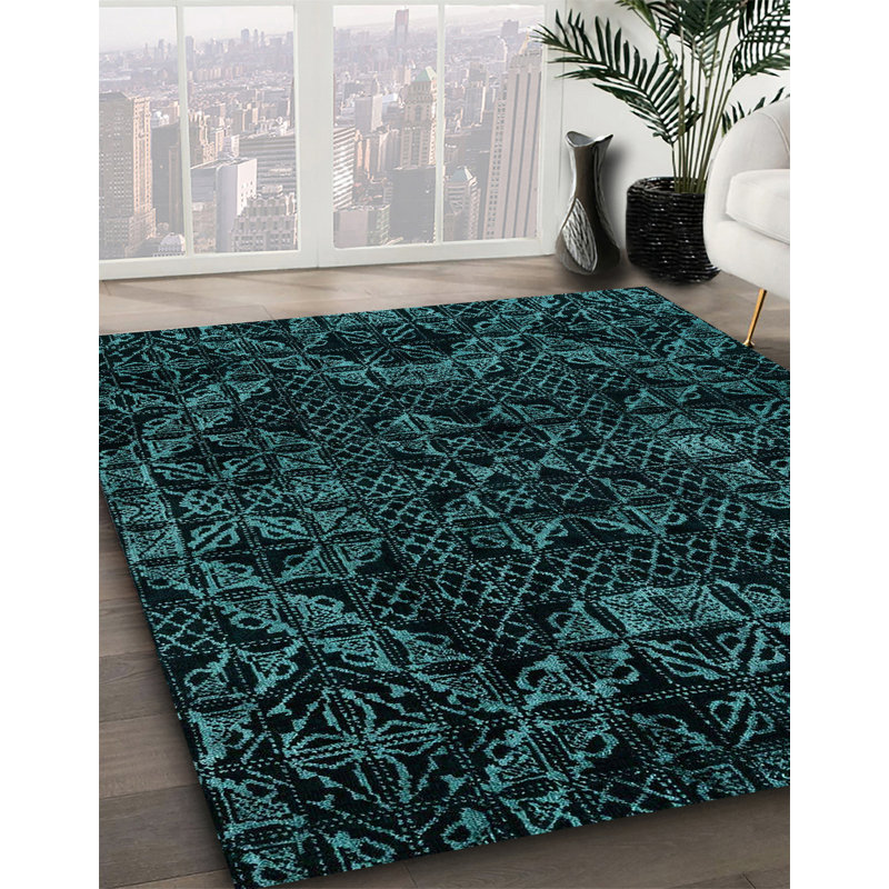 Abstract Indoor Rug, Square 8'
