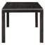 Ensemble de table de salle à manger vintage extensible pour 4 à 6 personnes avec 4 chaises rembourrées et 1 banc