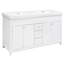 Meuble-lavabo double 60 po avec lavabo en résine