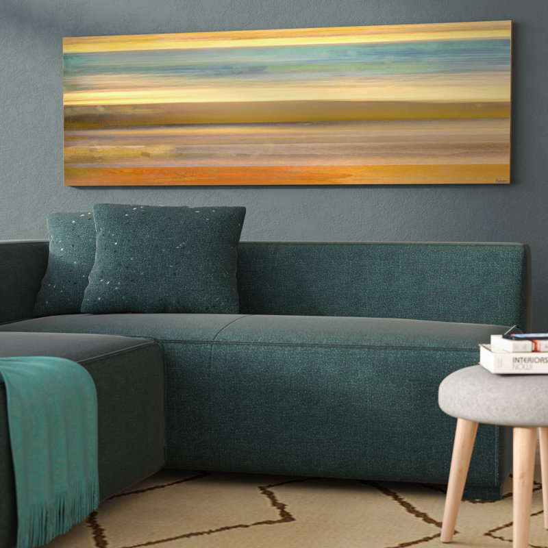 «Sand Streaks» par Parvez Taj, reproduction sur toile, H 20 po x l 60 po