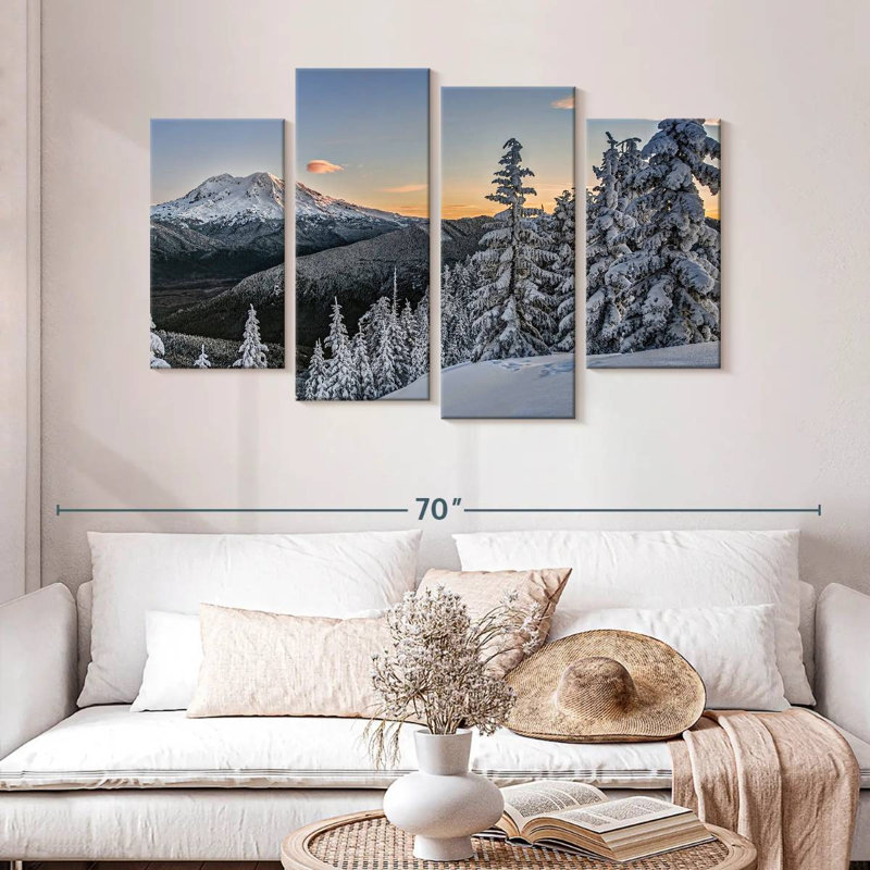 Alvord Mount Rainier Sunrise, H 32 po x l 52 po